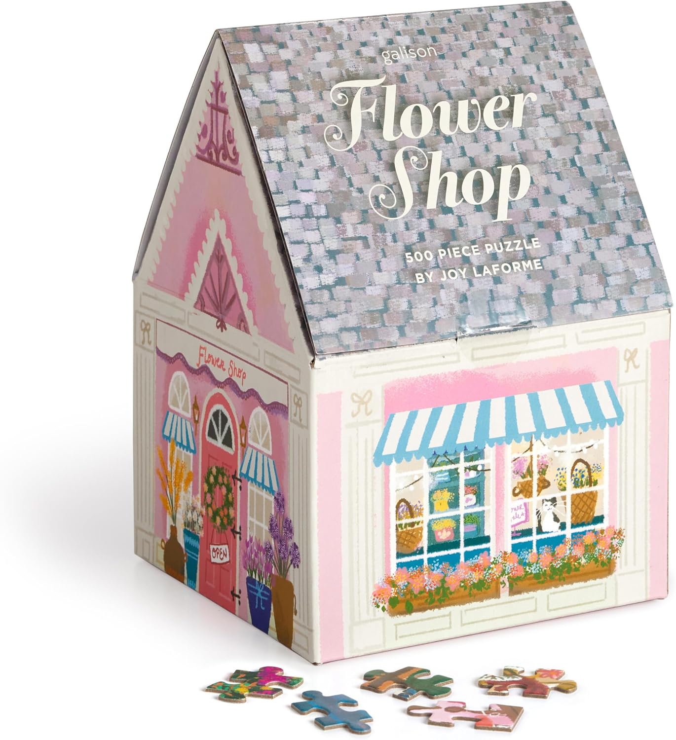 Joy Laforme Flower Shop 500 Piece House Jigsaw Puzzle - Laforme. Joy 9780735381322