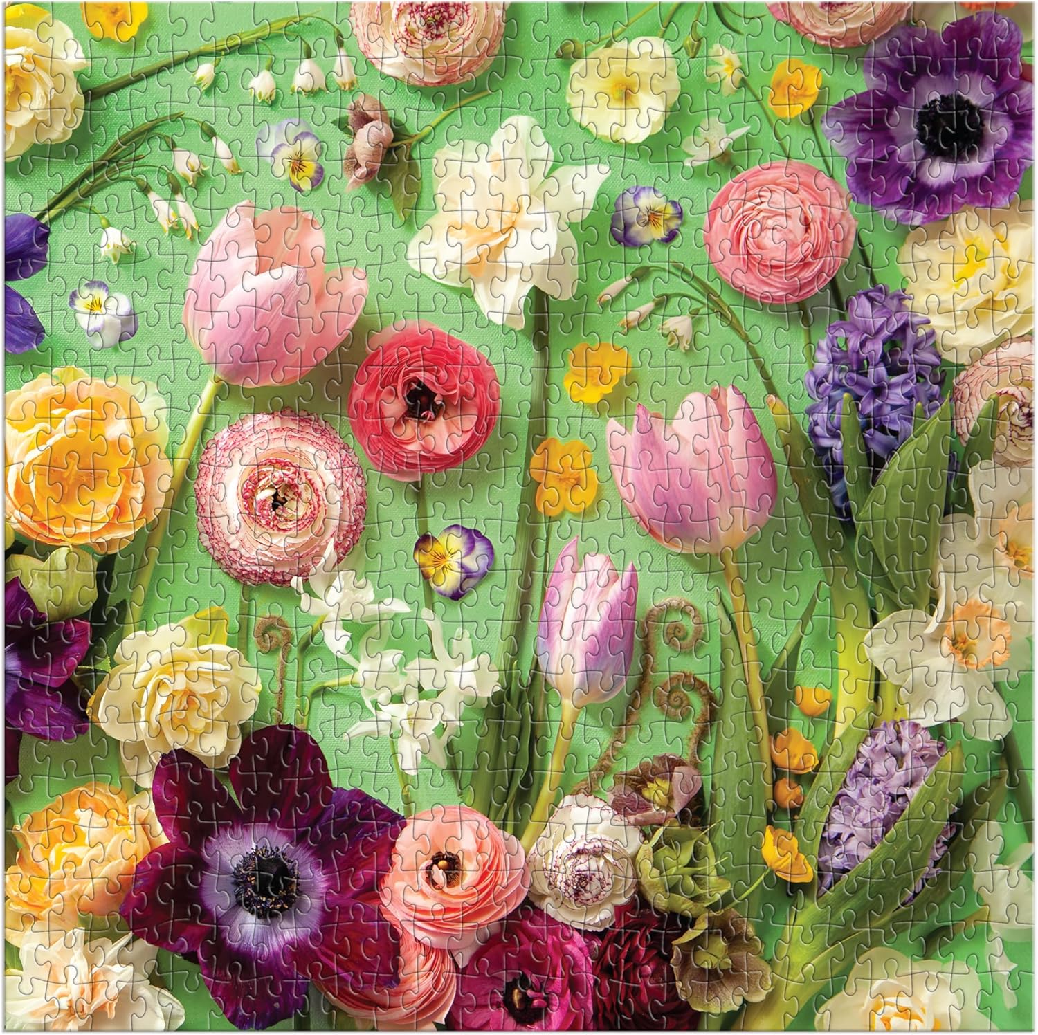 Springtime Petals 500 Piece Jigsaw Puzzle - Ream. Julie Seabrook 9780735381858_1