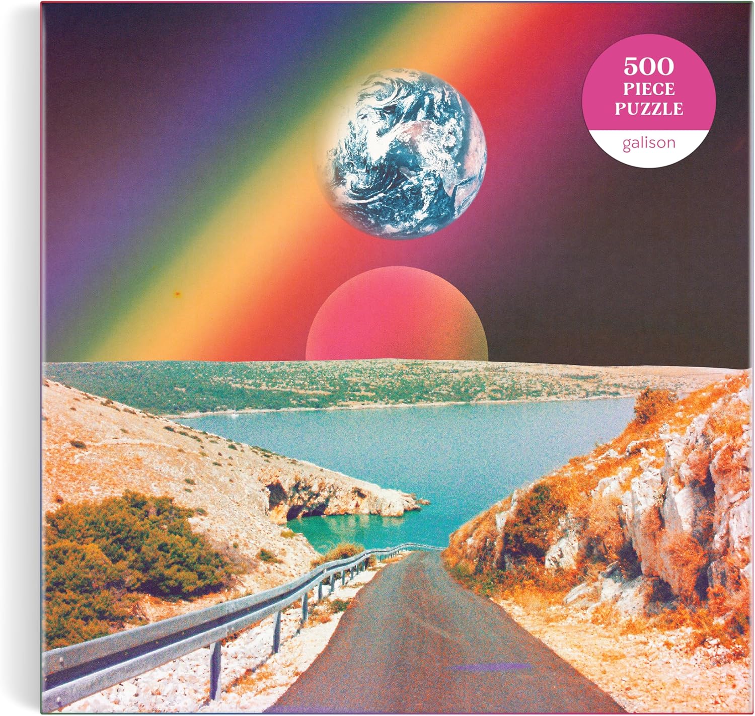 Cosmic Rainbow 500 Piece Jigsaw Puzzle - Galison 9780735381902