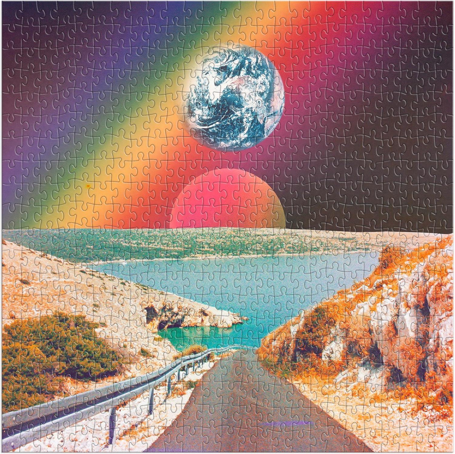 Cosmic Rainbow 500 Piece Jigsaw Puzzle - Galison 9780735381902_1