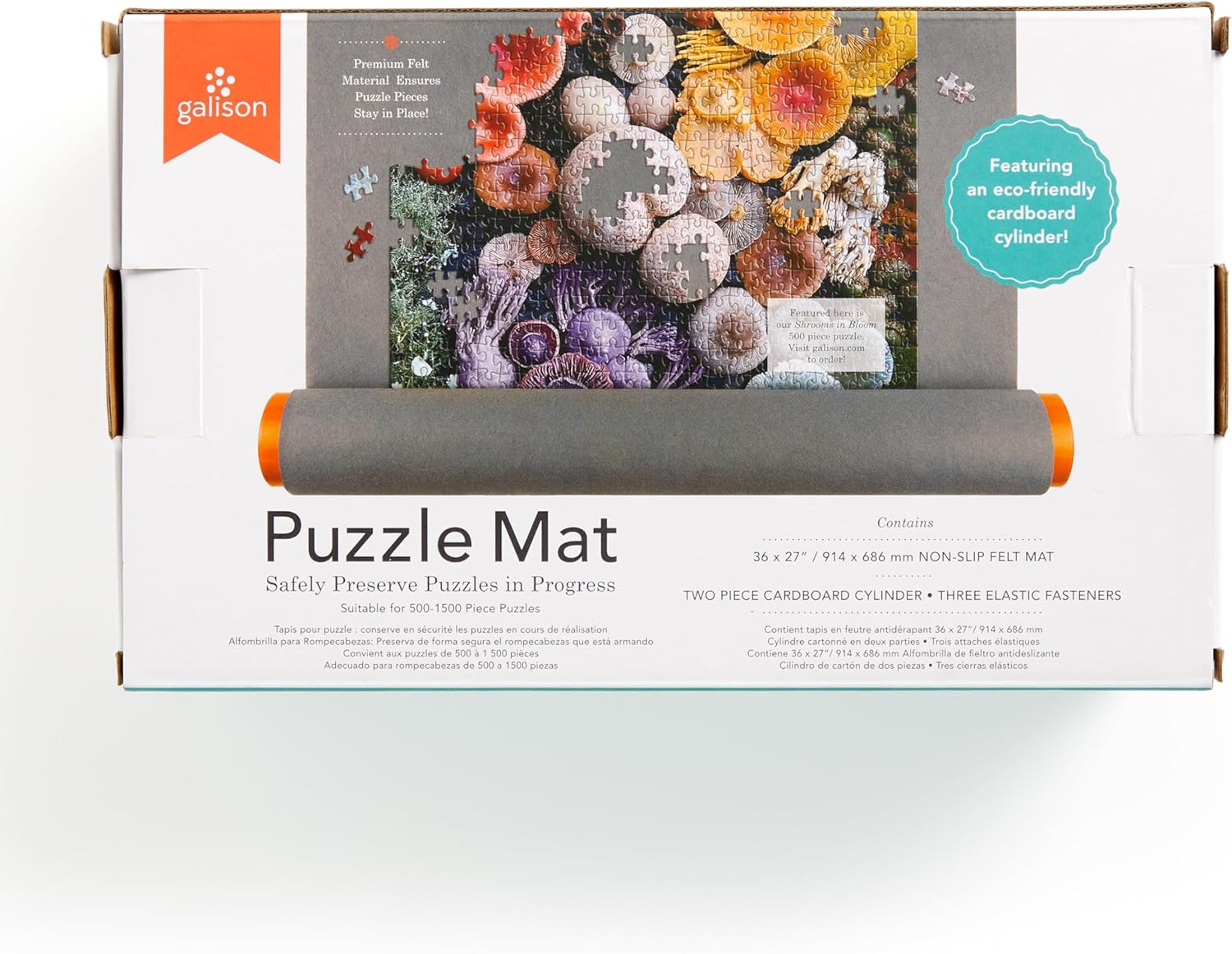 Roll Up Puzzle Mat (Up To 1500 Pieces) - Galison 9780735382190_1