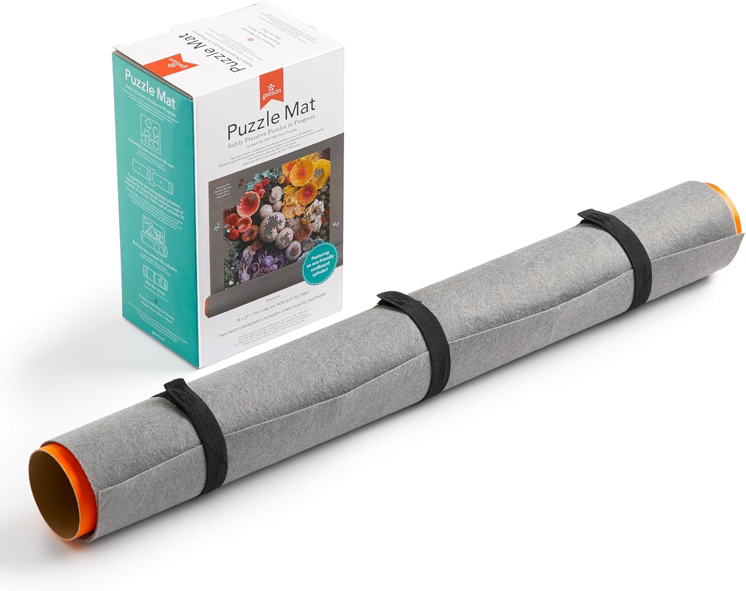 Roll Up Puzzle Mat (Up To 1500 Pieces) - Galison 9780735382190_2