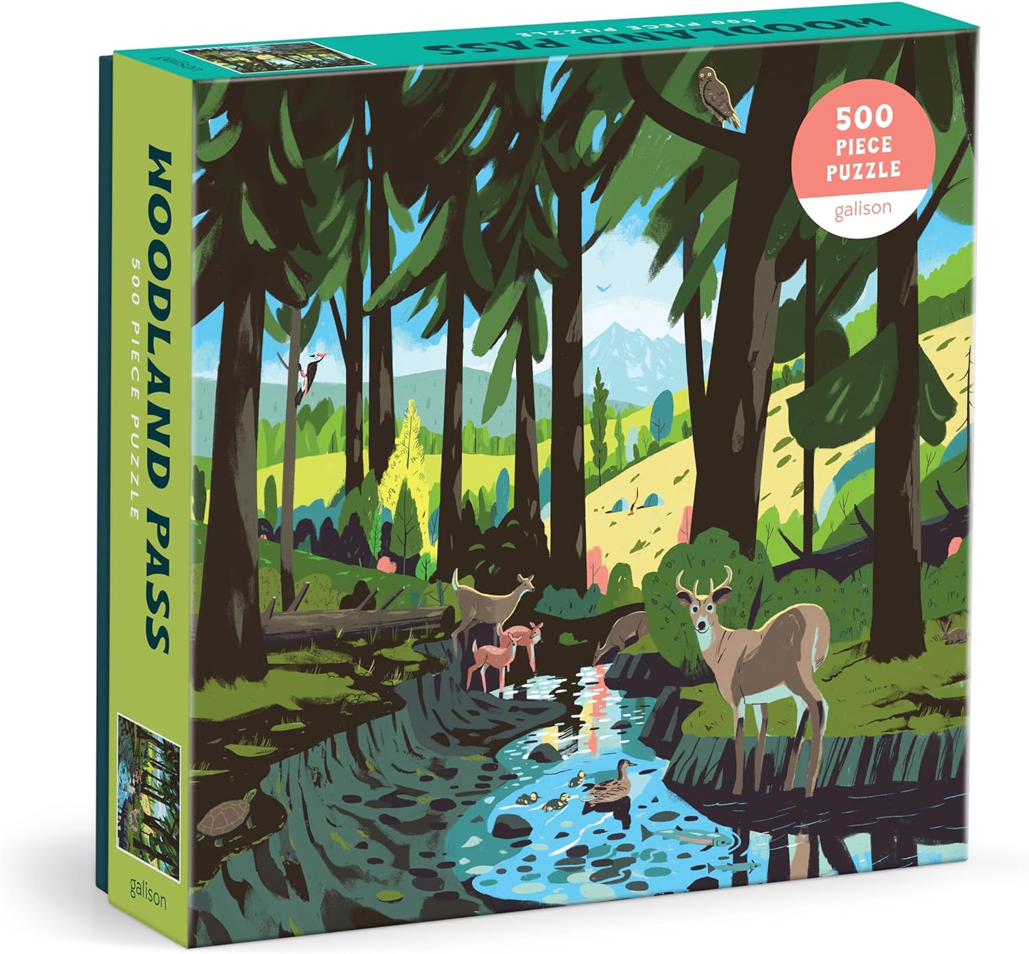 Woodland Pass 500 Piece Jigsaw Puzzle 9780735382565