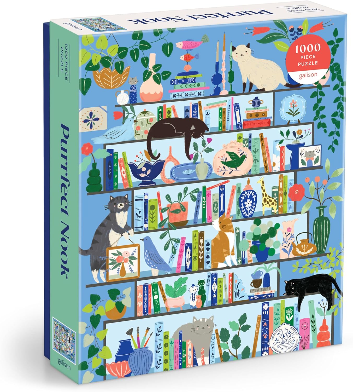 Purrfect Nook 1000 Piece Jigsaw Puzzle - Galison; Waycott. Flora 9780735382725