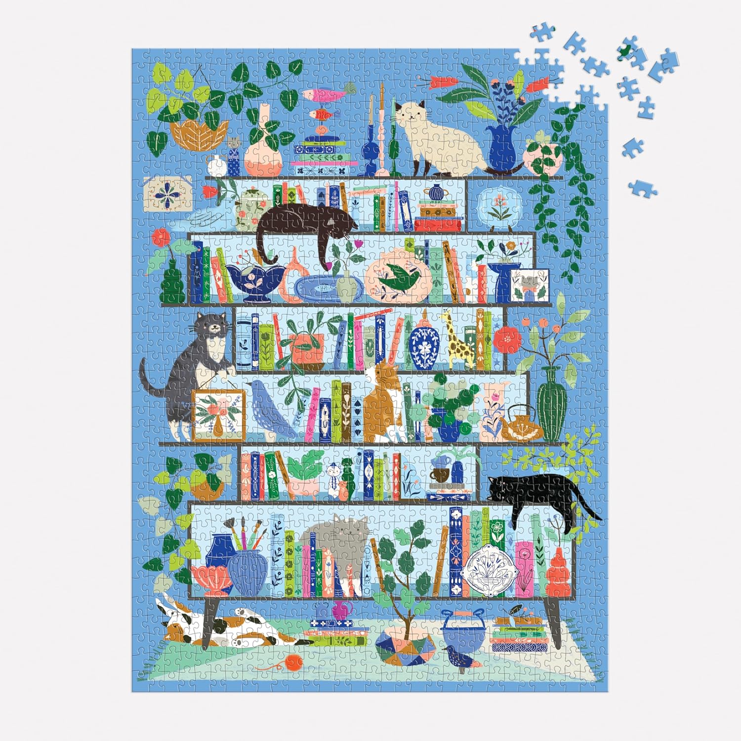 Purrfect Nook 1000 Piece Jigsaw Puzzle - Galison; Waycott. Flora 9780735382725_1