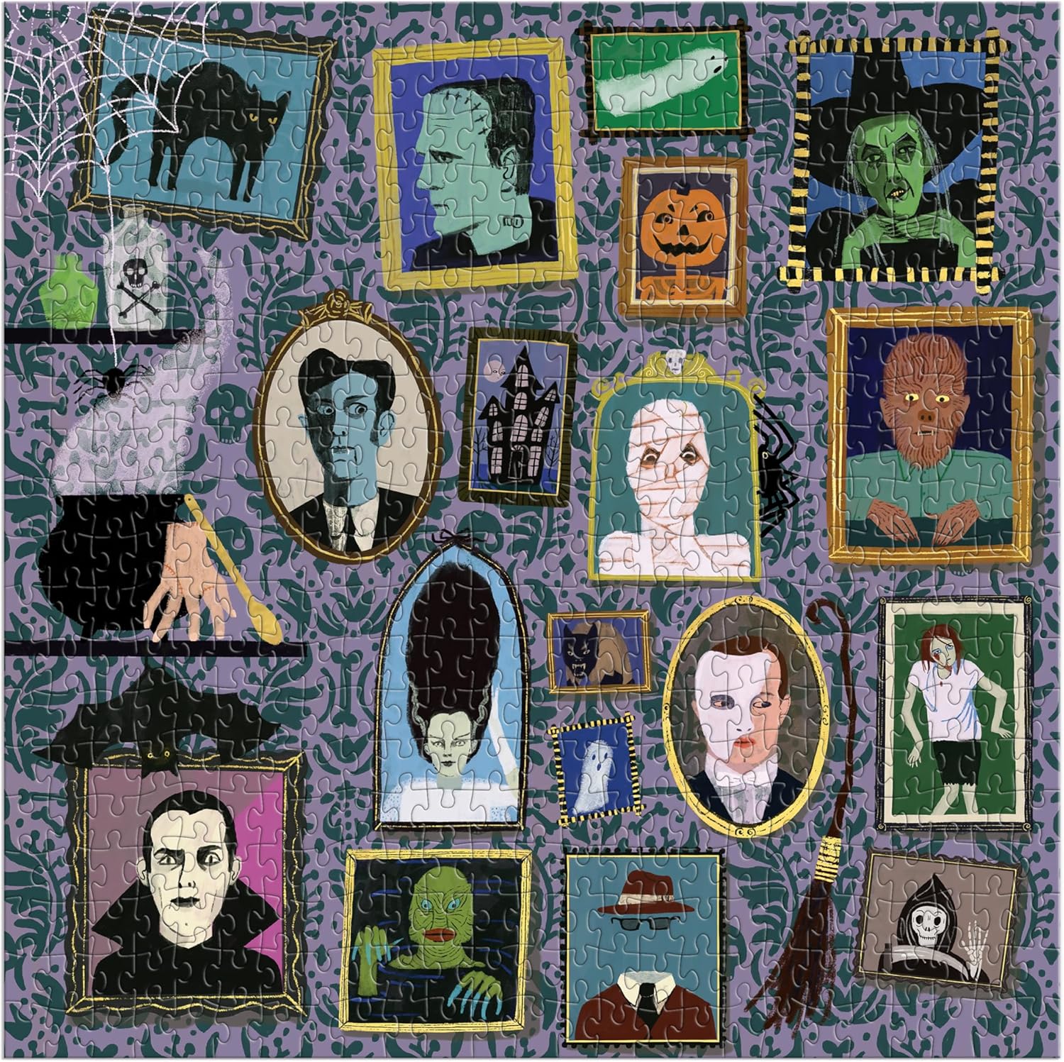 Spooky Portraits 500 Pc Foil 9780735382732_1