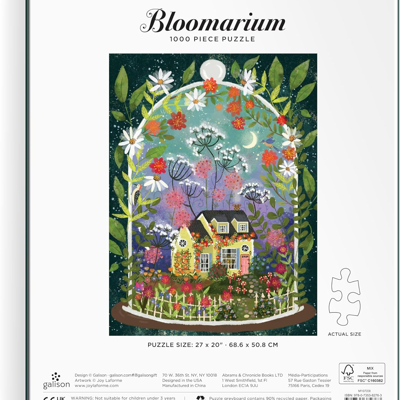 Joy Laforme Bloomarium 1000 Piece Jigsaw Puzzle - Laforme. Joy 9780735382763_1