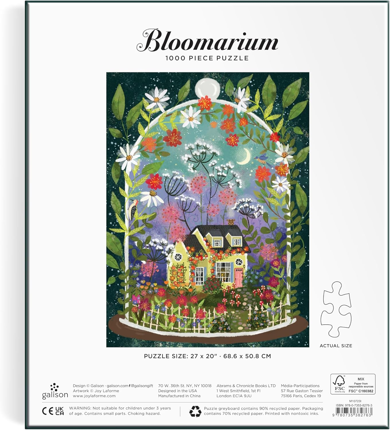 Joy Laforme Bloomarium 1000 Piece Jigsaw Puzzle - Laforme. Joy 9780735382763_1