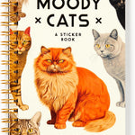 Moody Cats Sticker Book by Brass Monkey 9780735382930