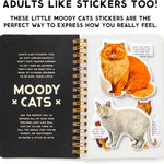 Moody Cats Sticker Book by Brass Monkey 9780735382930_2
