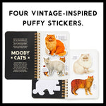 Moody Cats Sticker Book by Brass Monkey 9780735382930_3