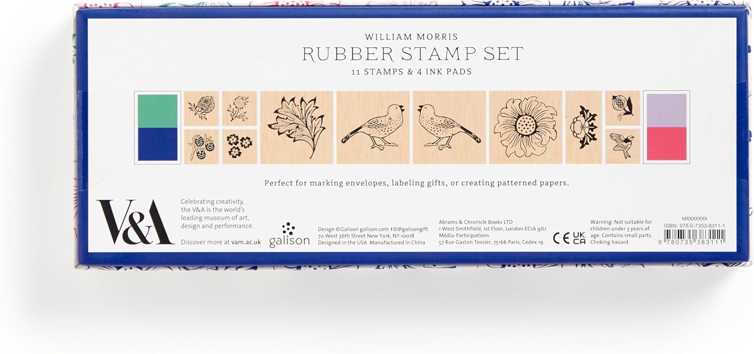 William Morris Rubber Stamp Set 9780735383111_4