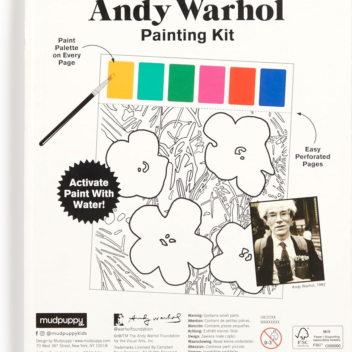 Andy Warhol Painting Kit by Mudpuppy 9780735383524_1
