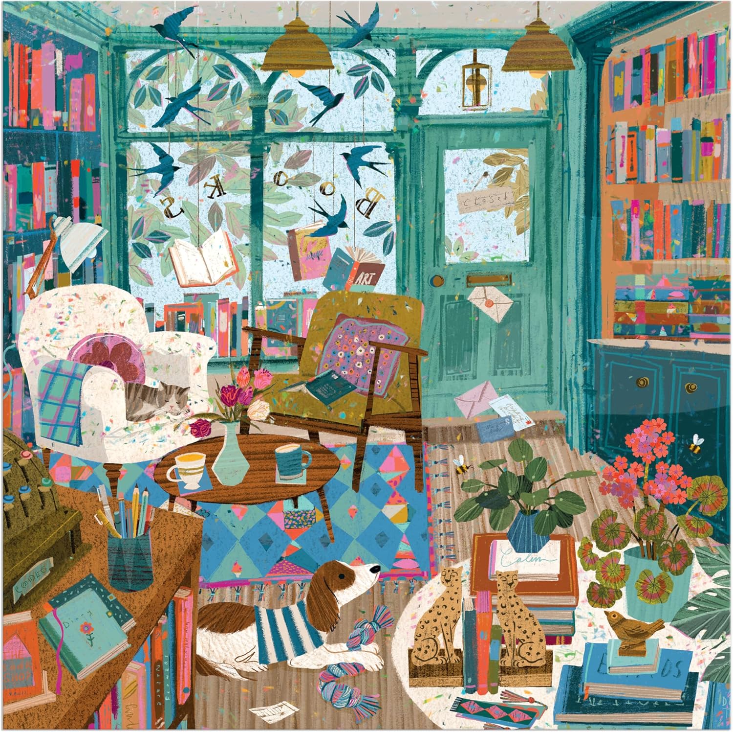 Books Of Wonder 500 Piece House Jigsaw Puzzle - Galison 9780735383548