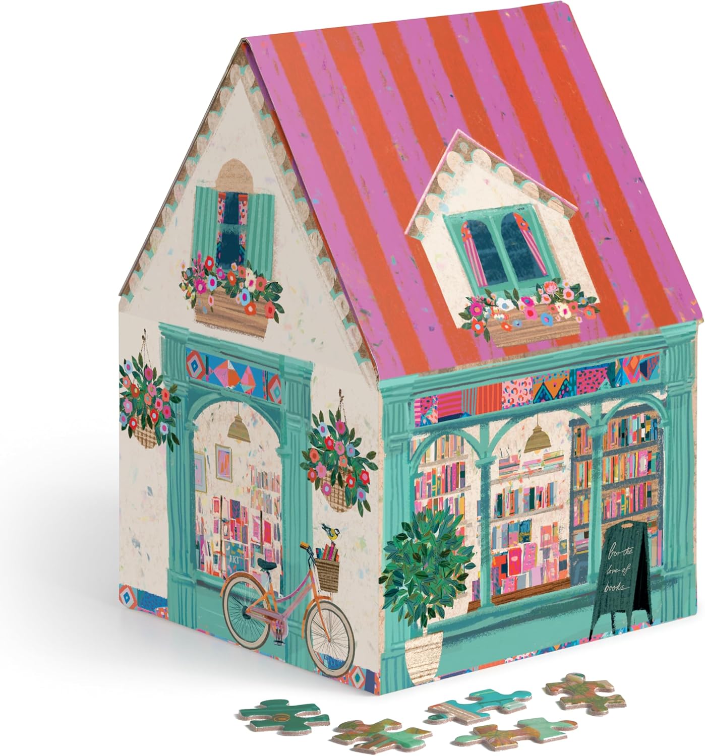 Books Of Wonder 500 Piece House Jigsaw Puzzle - Galison 9780735383548_3