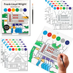 Frank Lloyd Wright Painting Kit by Mudpuppy 9780735383586_1