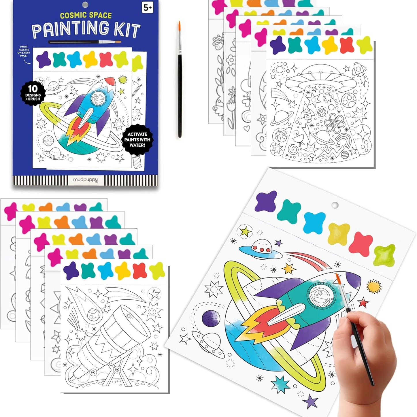 Cosmic Space Painting Kit by Mudpuppy 9780735383890