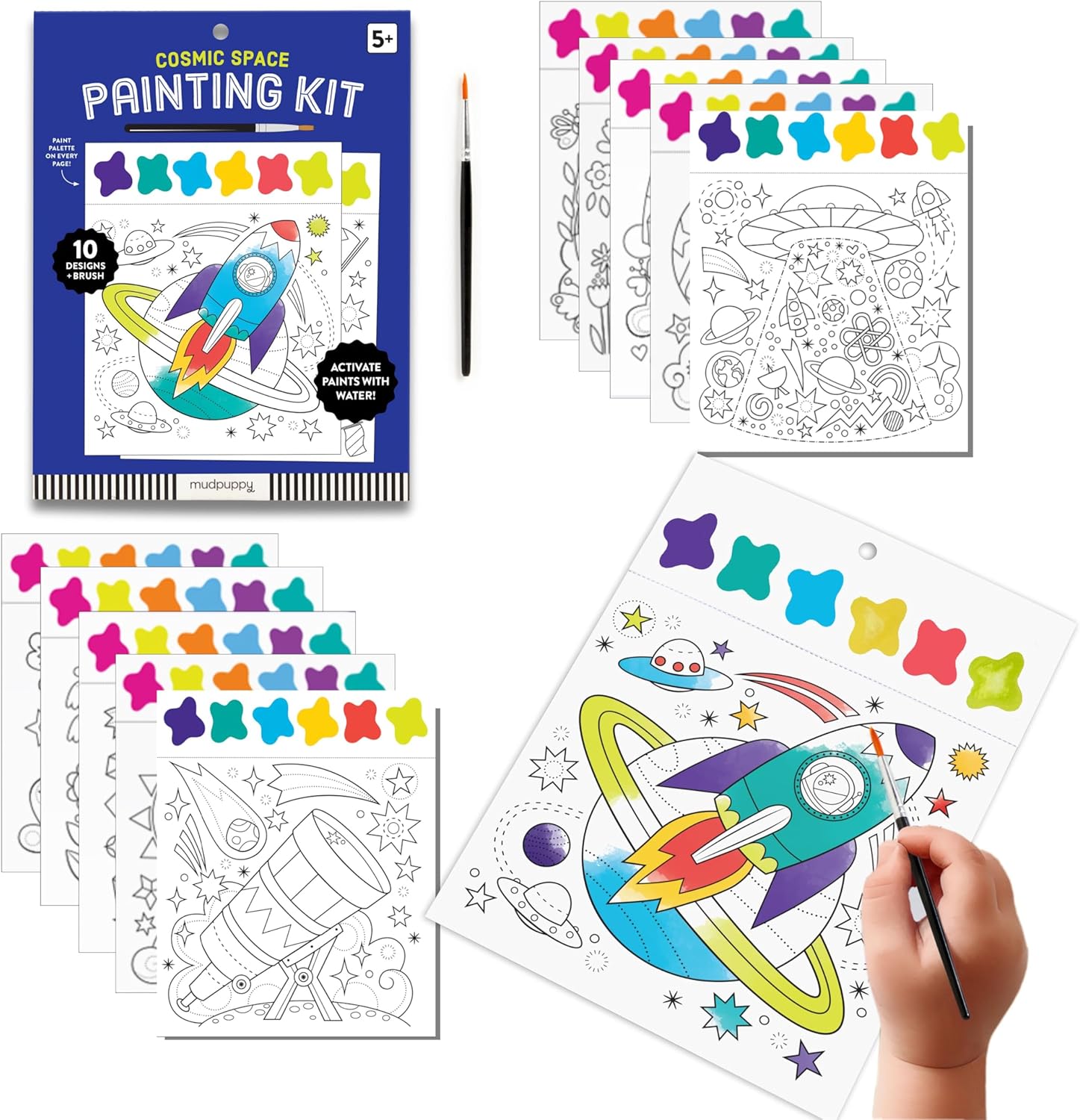 Cosmic Space Painting Kit by Mudpuppy 9780735383890