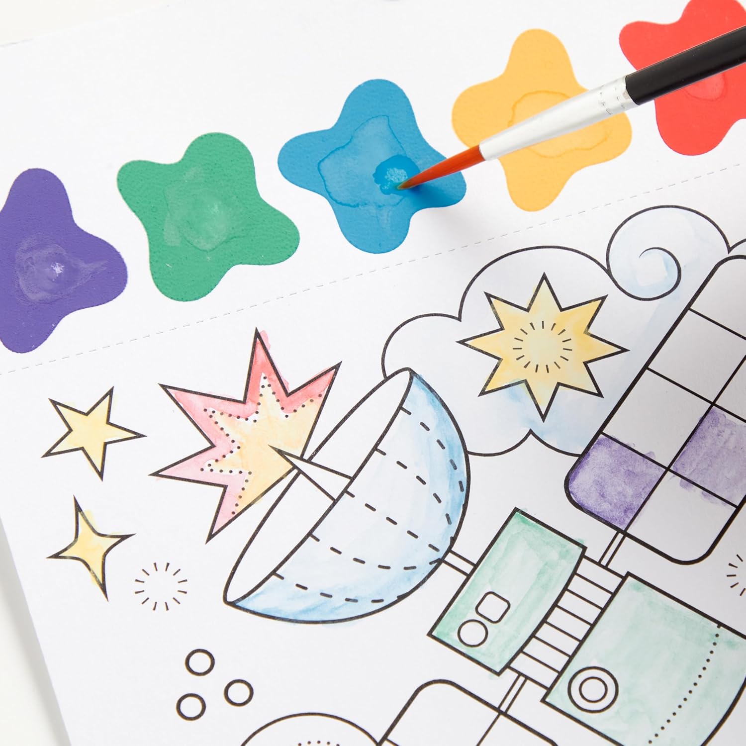 Cosmic Space Painting Kit by Mudpuppy 9780735383890_3