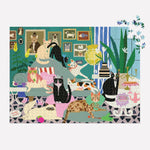 Glamour Cats 1000 Piece Jigsaw Puzzle - Galison 9780735384491_1