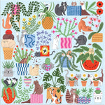 Cats In The Houseplants 500 Piece Jigsaw Puzzle - Galison 9780735384538