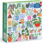 Cats In The Houseplants 500 Piece Jigsaw Puzzle - Galison 9780735384538_1