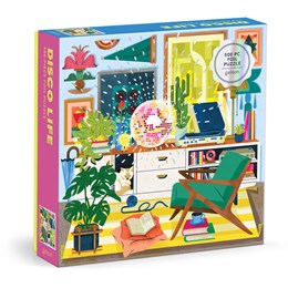Disco Life 500 Piece Foil Jigsaw Puzzle - Galison 20 9780735384712