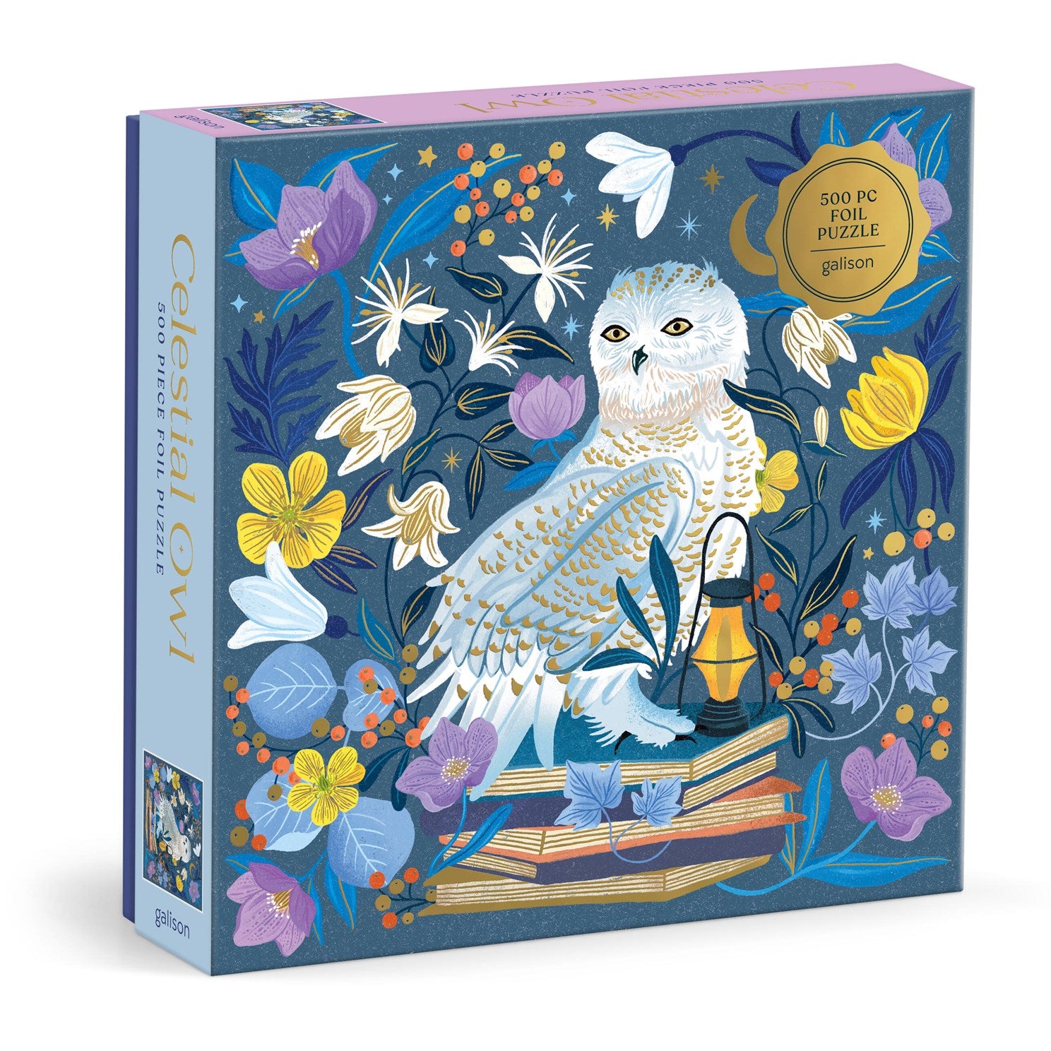 Celestial Owl 500 Piece Foil Jigsaw Puzzle - Galison 9780735385603