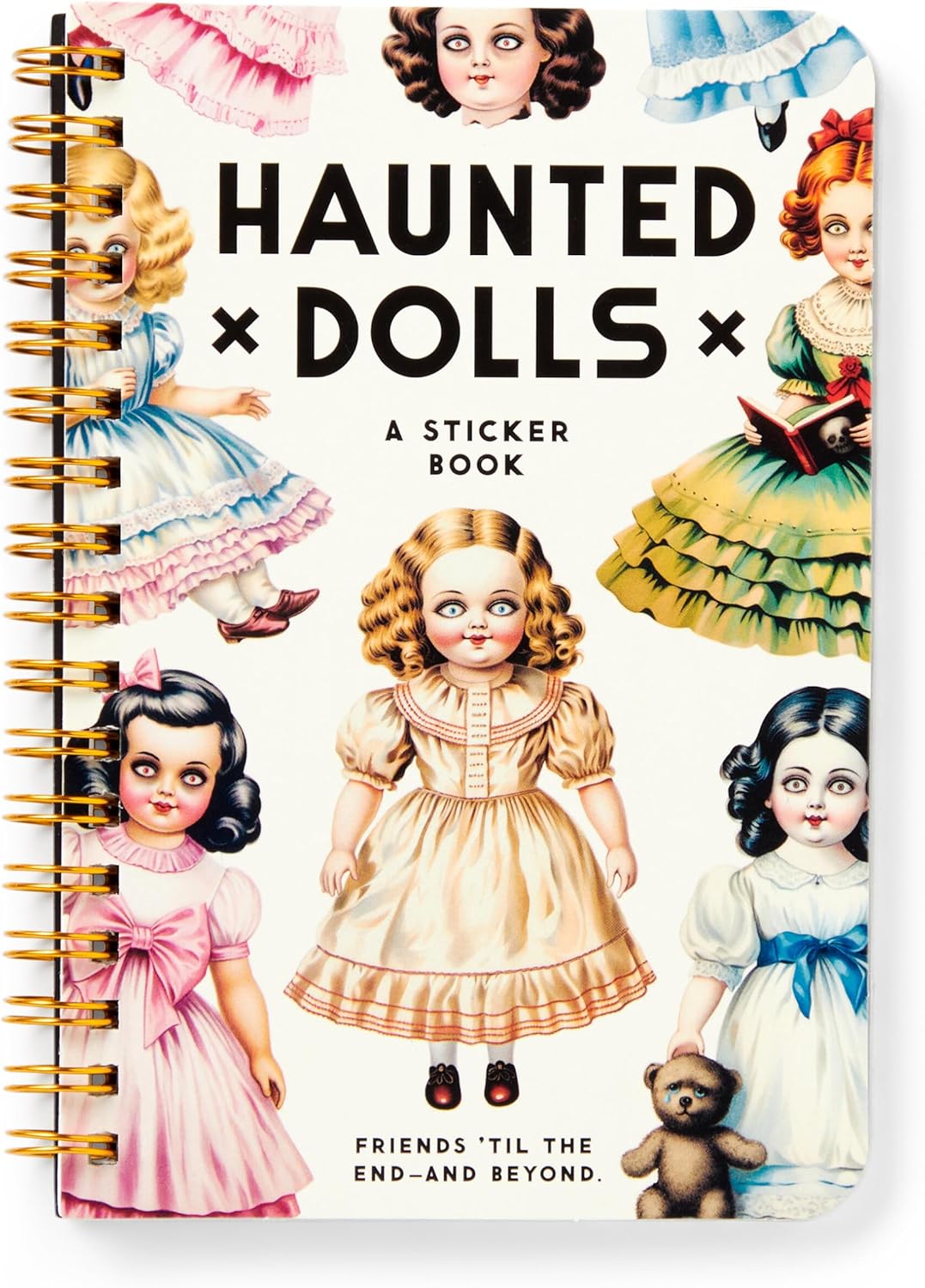 Haunted Dolls Sticker Book by Brass Monkey 9780735385719