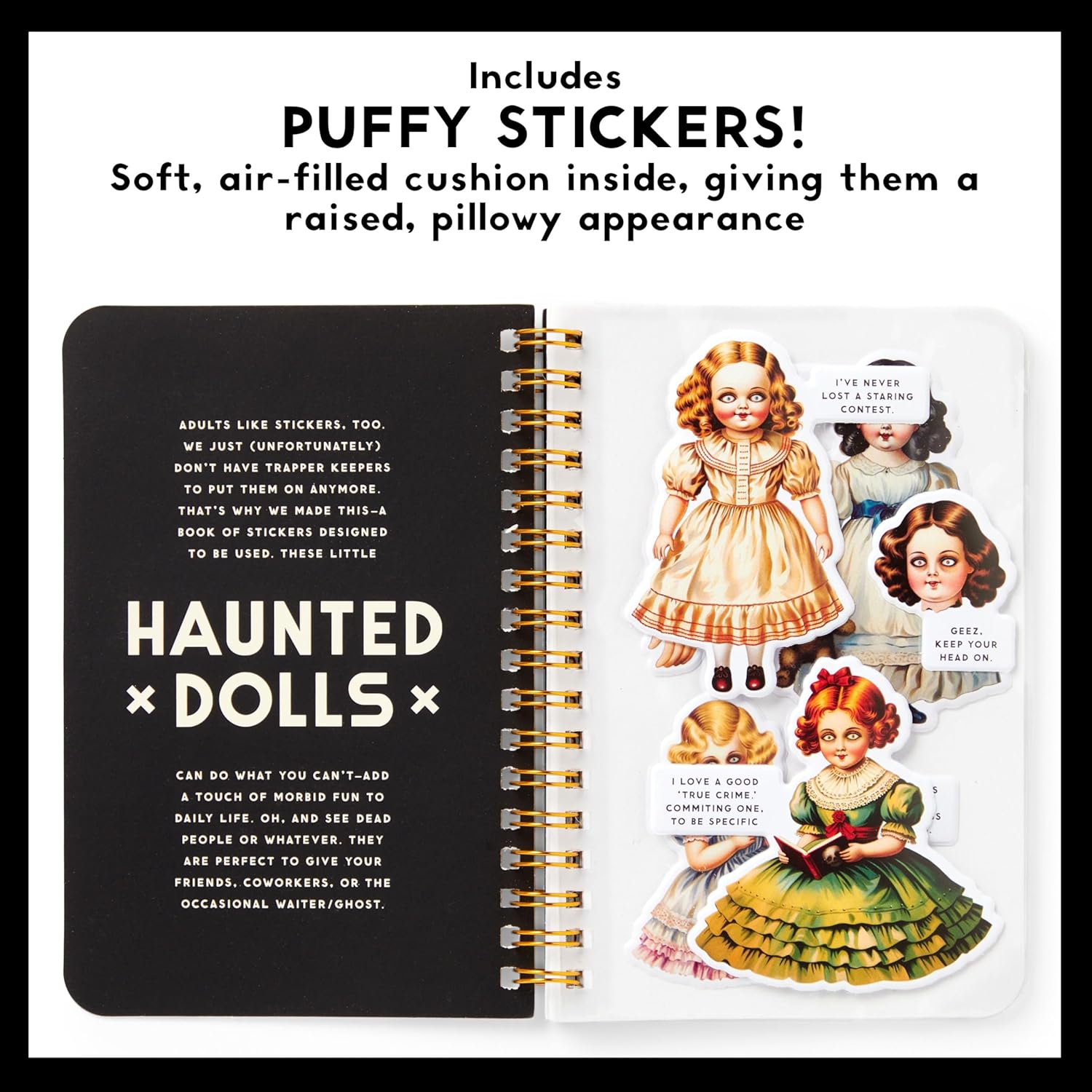 Haunted Dolls Sticker Book by Brass Monkey 9780735385719_1