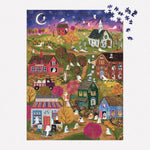 Spooky Village 1000 Piece Foil Jigsaw Puzzle - Laforme. Joy 9780735386075_1