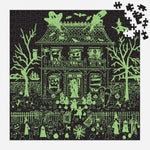 Haunted House 500 Piece Glow In The Dark Jigsaw Puzzle - Storrings. Michael 9780735386129_1