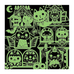 Haunted House Cats 300 Piece Glow in the Dark Jigsaw Puzzle, Illustrated by Hicks. Caley 80 9780735386242_3