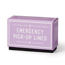 Emergency Pick-Up Lines Card Set - Brass Monkey 20 9780735386938