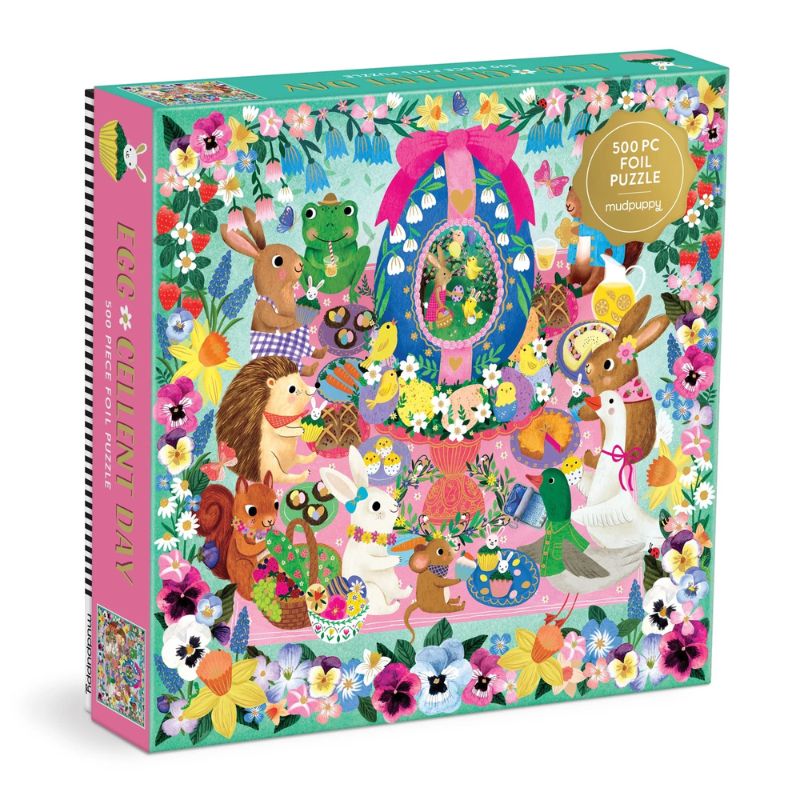 Egg-Cellent Day 500 Piece Foil Jigsaw Puzzle - Jones. Rebecca 20 9780735387614