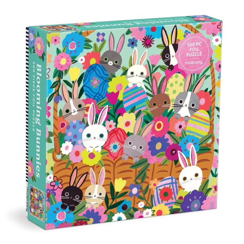 Blooming Bunnies 500 Piece Foil Jigsaw Puzzle - Lilly. Tara 20 9780735387621