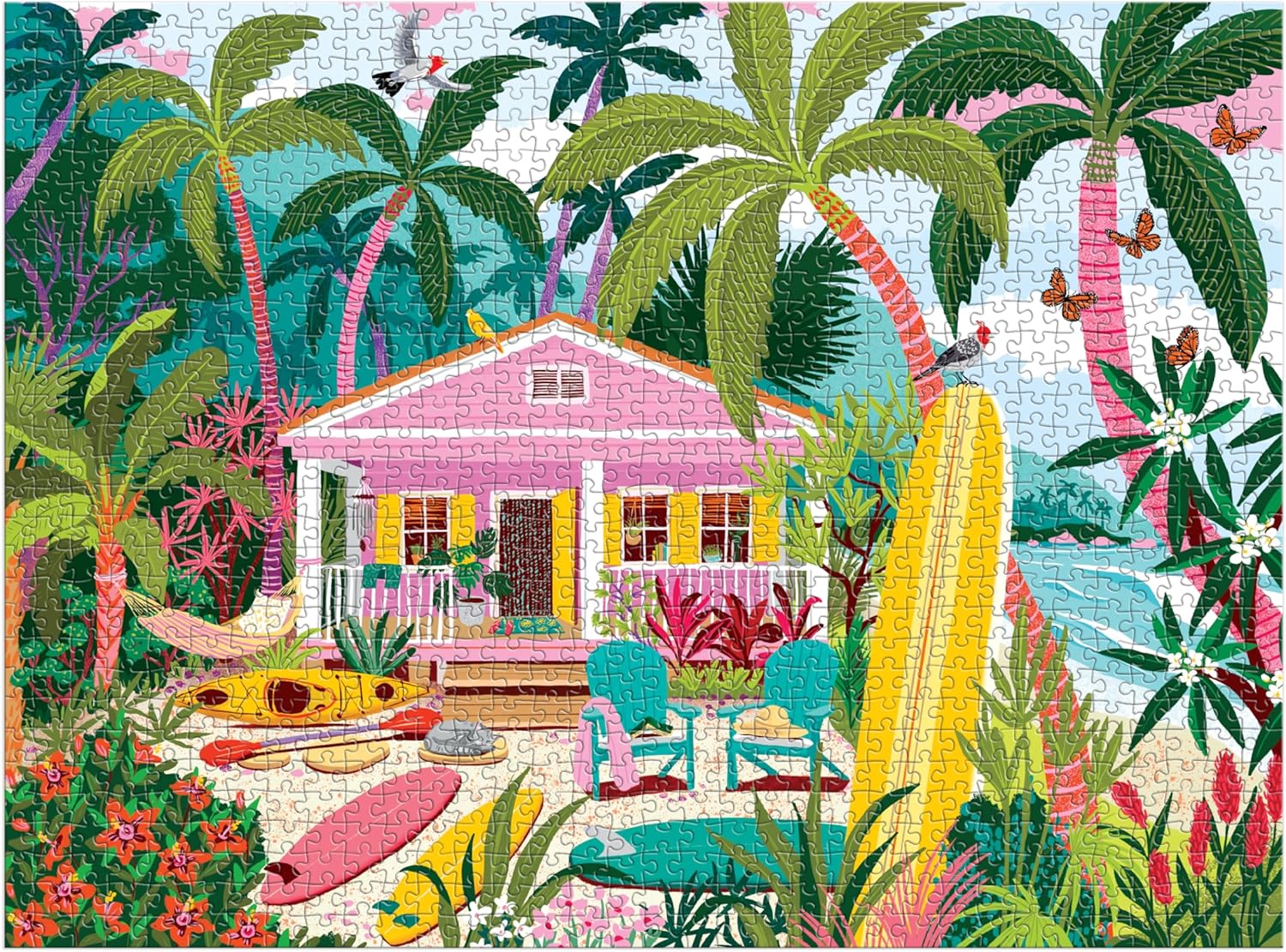 Surfside Bungalow 1000 Piece Jigsaw Puzzle - Cornelius. Julia 20 9780735388086_3