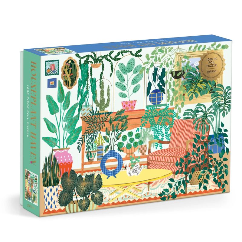 Houseplant Haven 1000 Piece Foil Jigsaw Puzzle - Guanipa. Faye 20 9780735388116