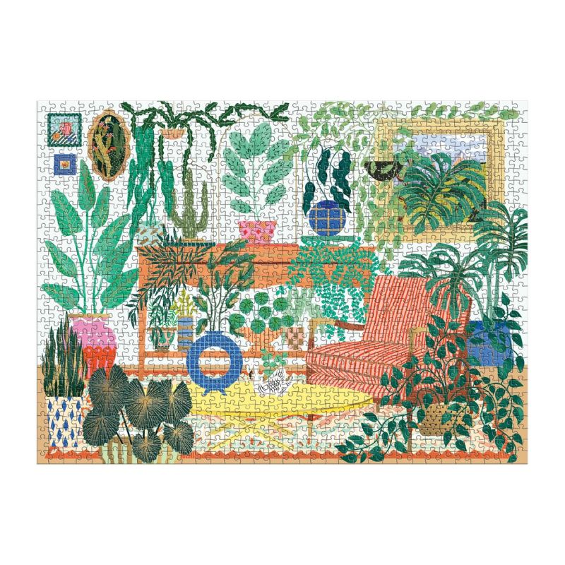 Houseplant Haven 1000 Piece Foil Jigsaw Puzzle - Guanipa. Faye 20 9780735388116_1