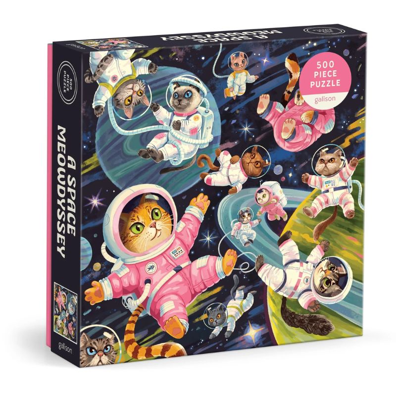 A Space Meowdyssey 500 Piece Jigsaw Puzzle - Baertl. Lucia 20 9780735388192