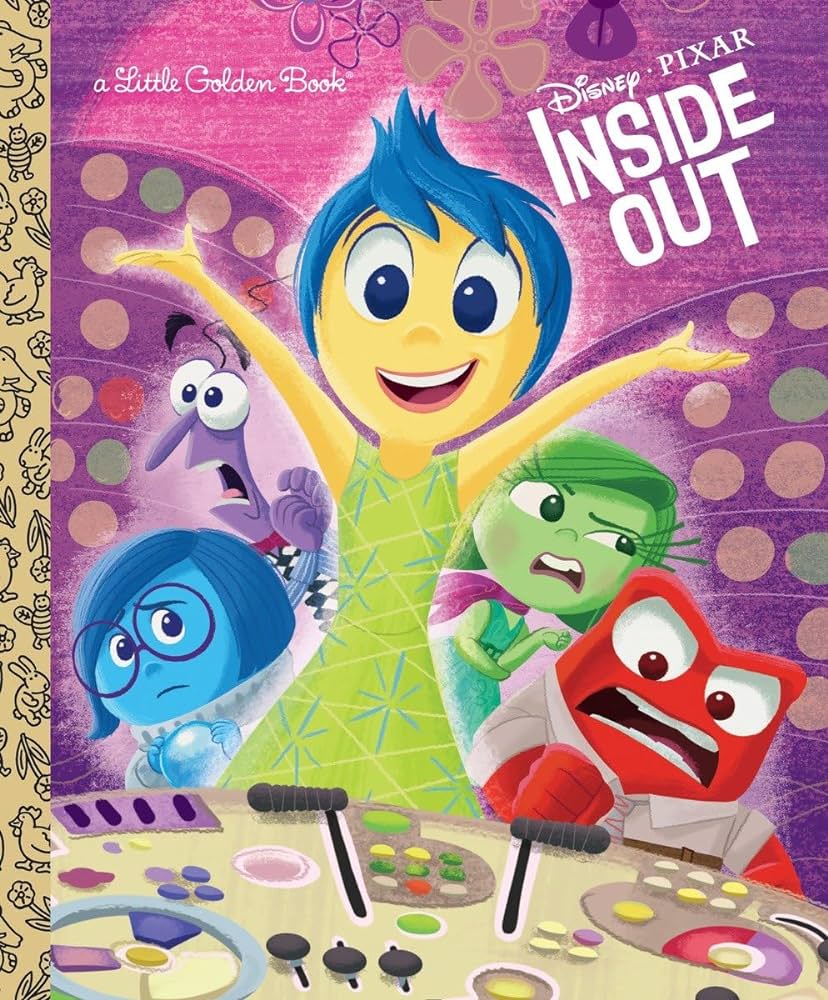 Inside Out (Little Golden Book) by Random House Disney 9780736436298