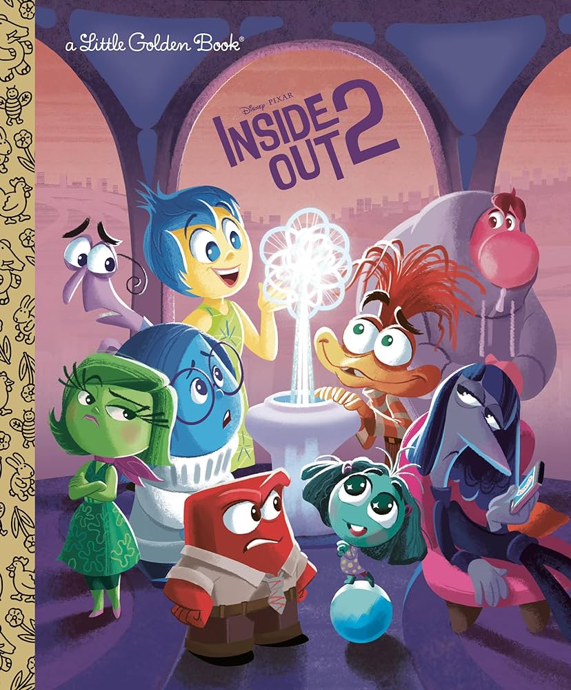 Disney/Pixar Inside Out 2 Little Golden Book by Golden Books ; Disney Storybook 9780736444408