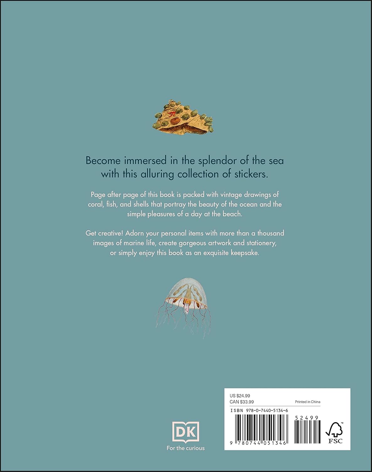 The Seashore Sticker Anthology: With More Than 1000 Vintage Stickers by Dk 9780744051346_1