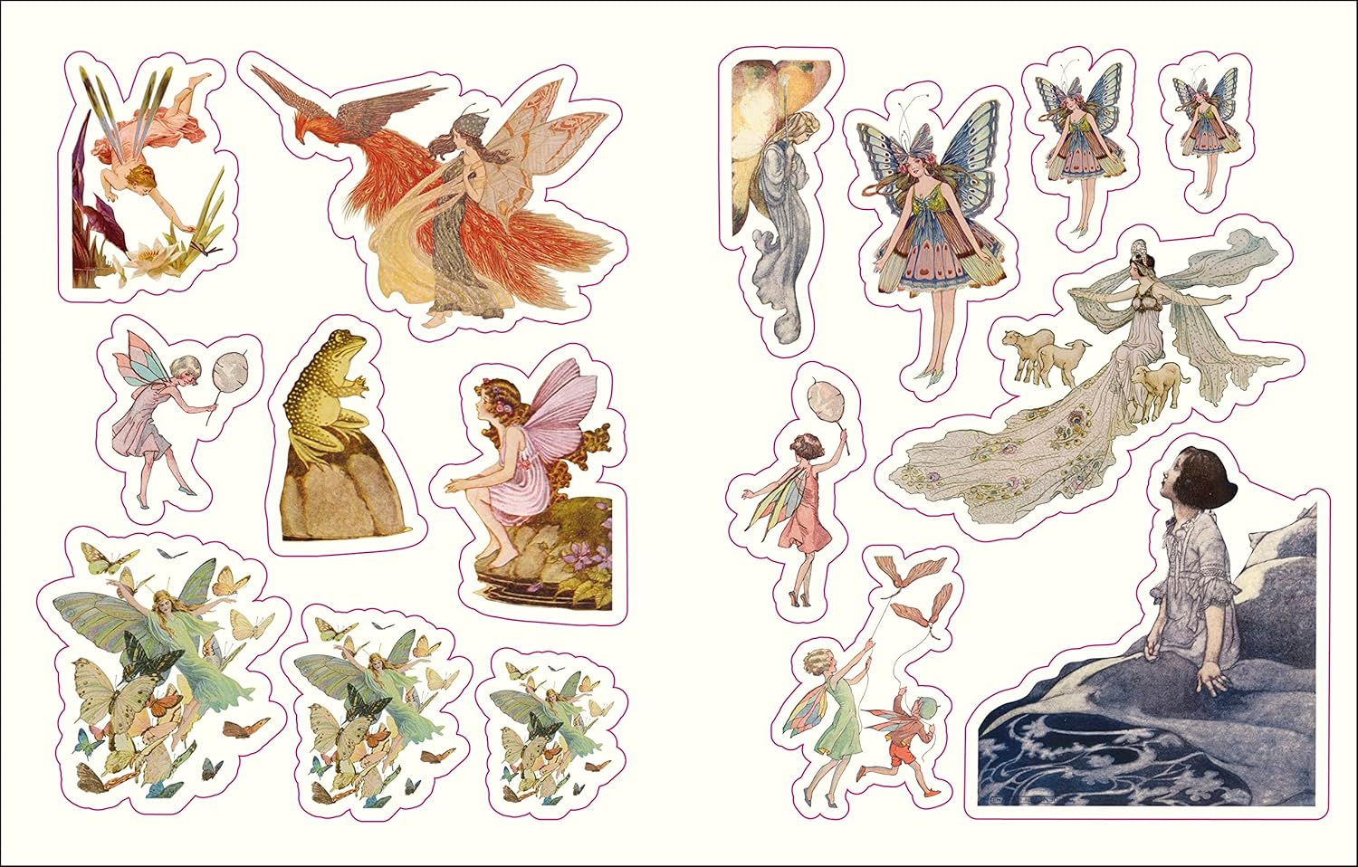 Forests, Fairies & Fungi Sticker Anthology (1,000+ Vintage Stickers) by Dk 9780744069501_6