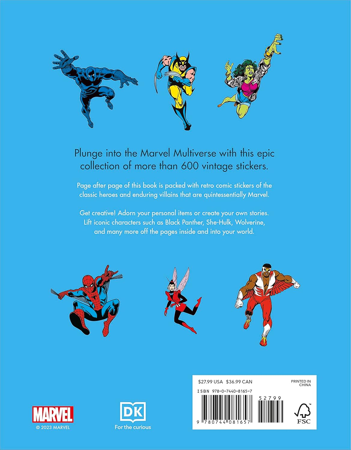 Marvel Sticker Anthology by Dk 9780744081657_1