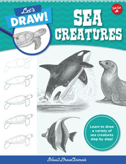 Let's Draw Sea Creatures - How2Drawanimals 30 9780760380802_a062ac3d-13f1-452c-aad1-717859e97e82