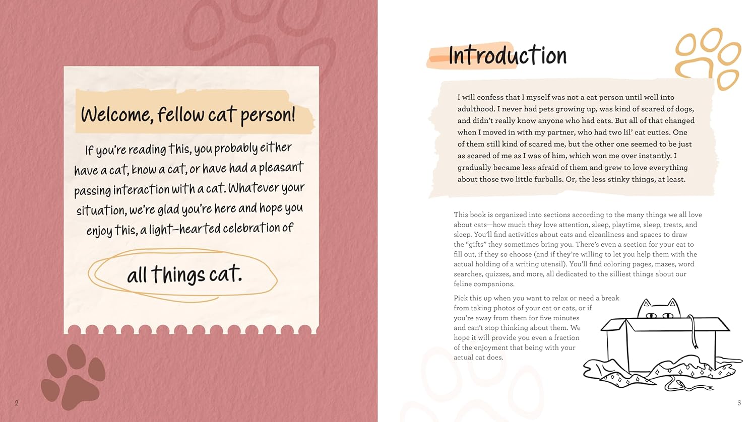 A Cat Lover's Activity Book by Hastings. Rachel 9780760397831_1
