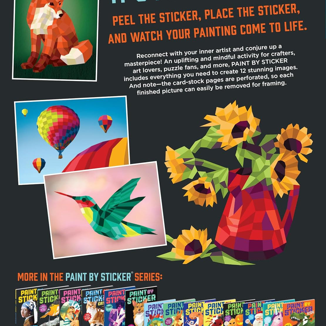Paint By Sticker by Workman Coloring 9780761187233_1