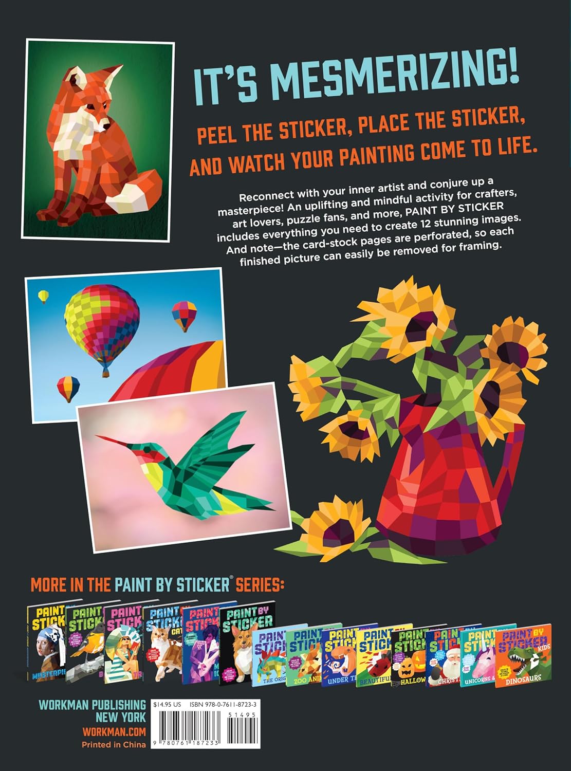 Paint By Sticker by Workman Coloring 9780761187233_1
