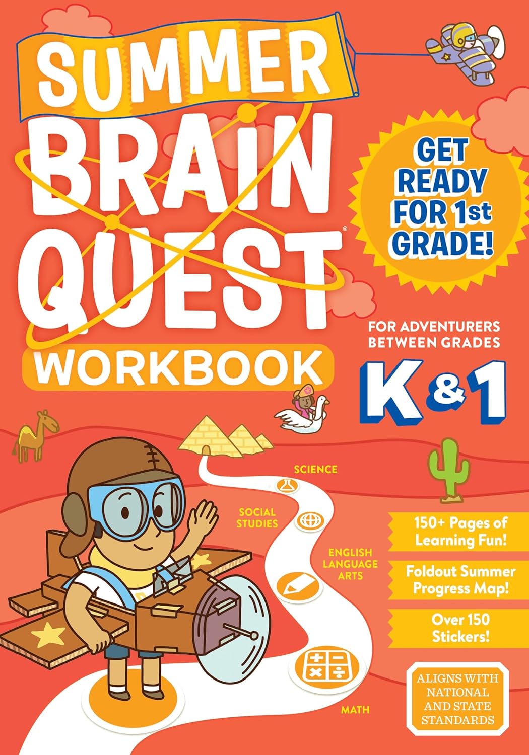 Summer Brain Quest: Between Grades K & 1 by Workman Publishing 9780761189169
